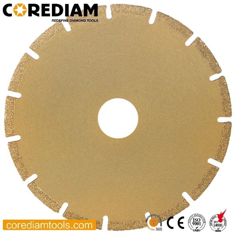 Vacuum Brazed Diamond Saw Blade for Granite and Marble/Diamond Cutting Disc/Diamond Tools