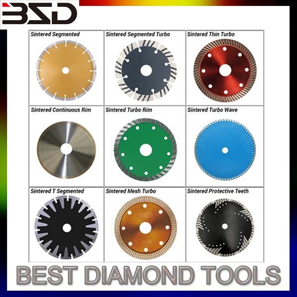 250mmx20t for Grinding Concrete Stones Floor Grinding Head Brazing Diamond Grinding Wheel