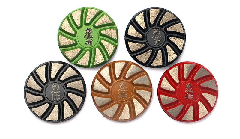 3 Inch Diamond Metal Bond Grinding Disc for Concrete Flooring Terrazzo Floor