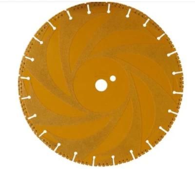 with or Without Electroplated 300-400mm Vacuum Brazed Diamond Saw Blade