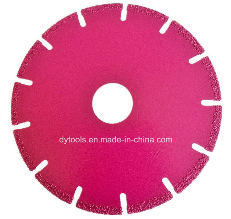 Vacuum Brazed Diamond Disc Saw Blade for Concrete Stone Gravel Fiberglass Metal