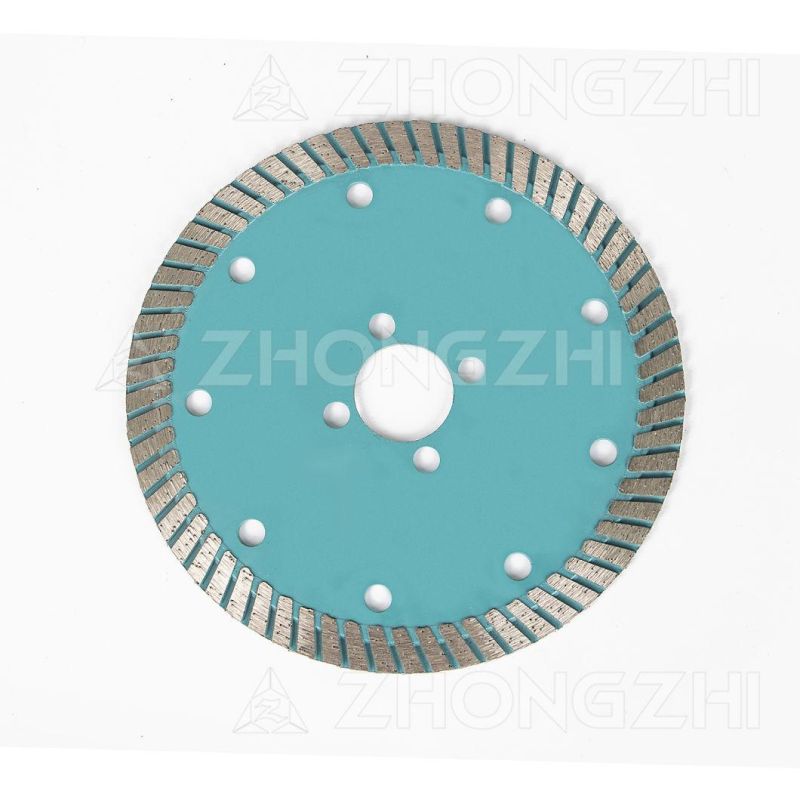 Good Quality Sintered Narrow Continuous Turbo Rim Blade for Stone Cutting