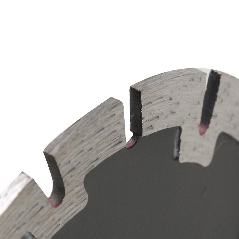 125mm 7 Inch Style Deep Teeth Diamond Circular Saw Blade with Productive Teeth for Dry and Wet Cutting Stone, Concrete, Granite