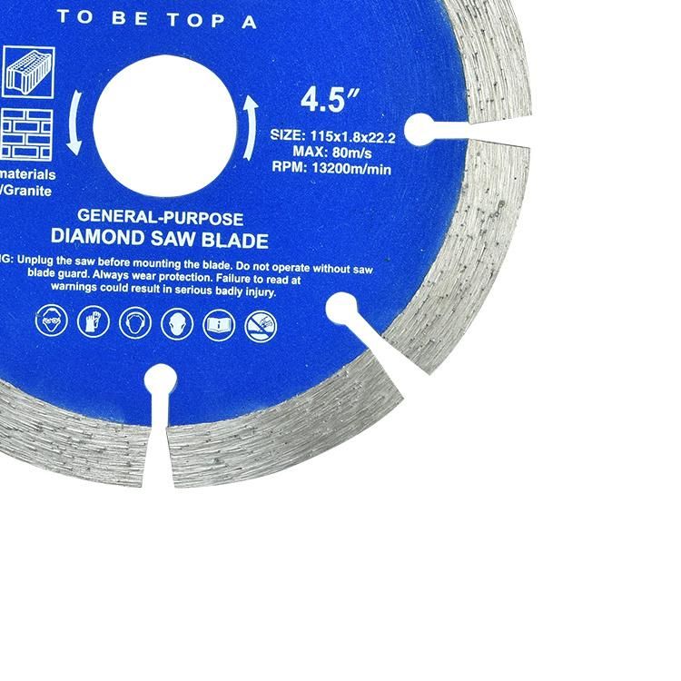 Sali 7inch 180*2.2*22.2mm High Quality Segemnt Diamond Saw Blade