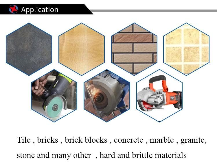 Concrete Cutting Saws for Marble Tile Concrete Stone Cutting 114mm Diamond Cutting Blade