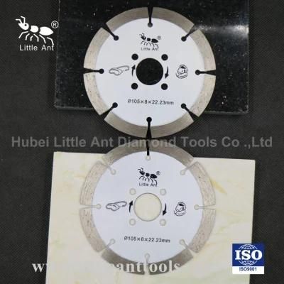 White Color Diamond Sintered Saw Blade for Granite Dry Cut