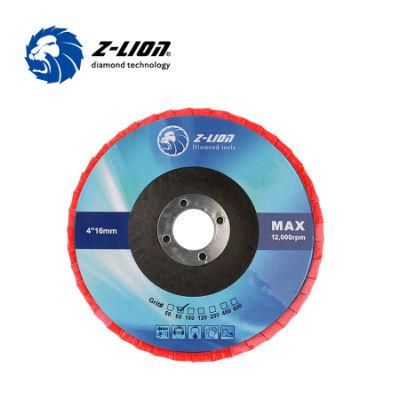 Z Lion Electroplated Diamond Flap Polishing Disc for Toughened Building Reflective Insulated Clear Glass