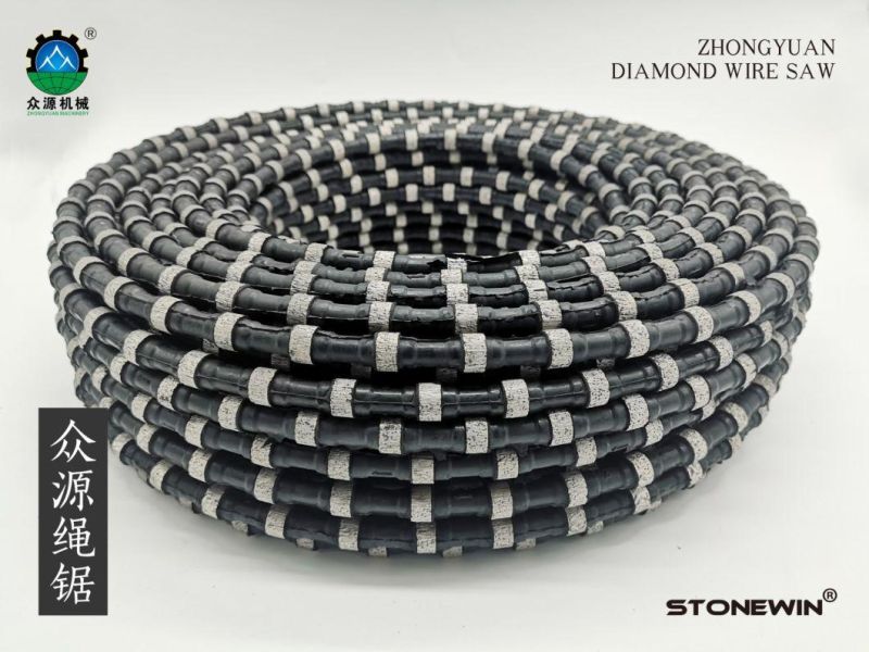 12mm Wire Saw for Granite Quarry Sintered Beads