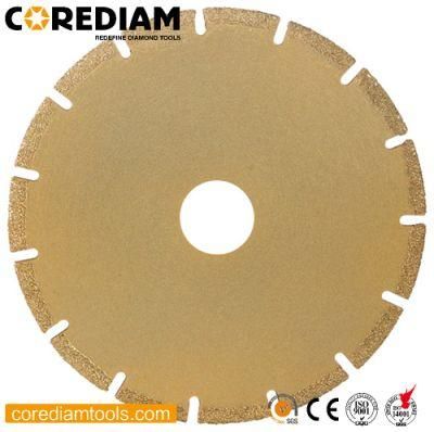 D115 Vacuum Brazed Diamond Saw Blade with Segmented Type