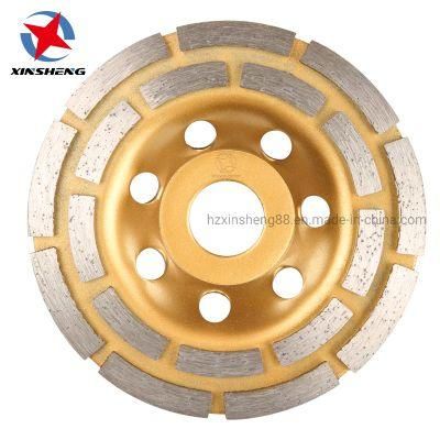 Dia 125mm Arbor 22.23mm Concrete Grinding Stones Diamond Cup Wheel