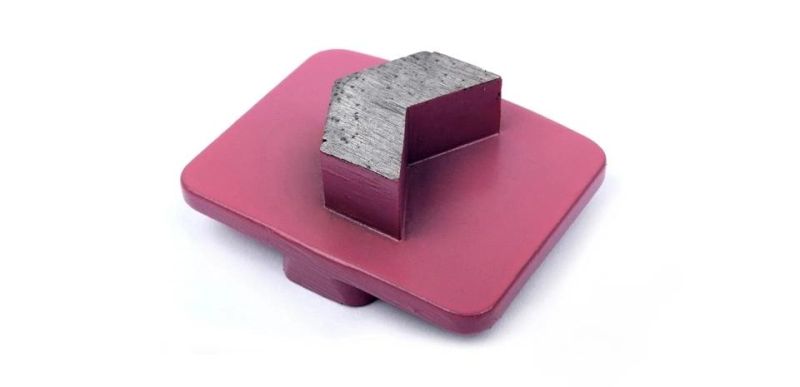 Trapezoid Diamond Grinding Shoe Stone/Granite/Concrete Floor Metal Disc Polishing Plate