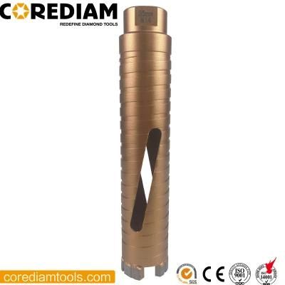 35mm Laser Welded Dry Core Drill with Cooling Hole