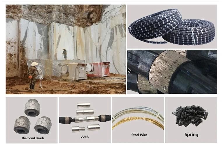 Quarry Granite Stone Cutter Wire Machine Diamond Wire Rope