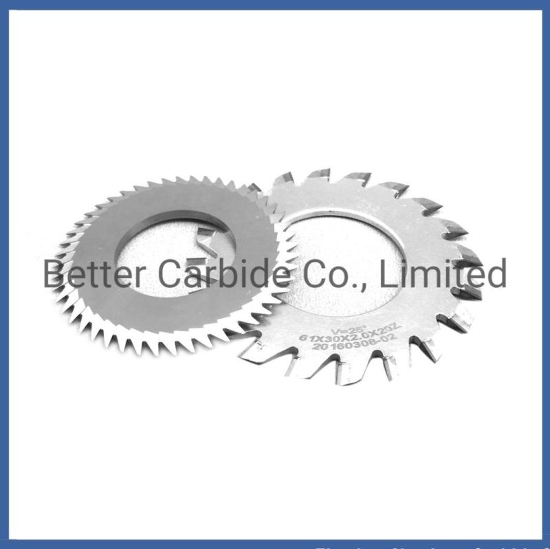 Cutting Tungsten Carbide Saw Blade - Cemented Blade for PCB V Scoring