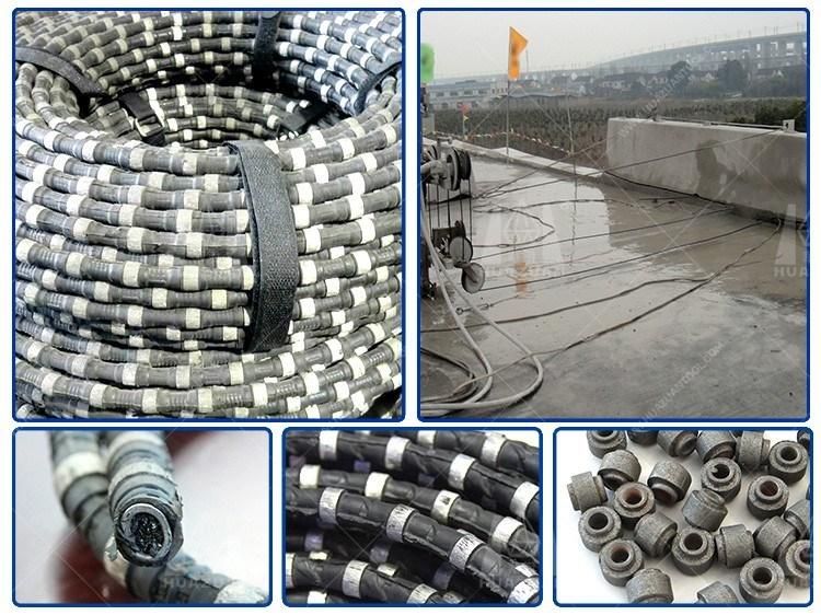 9.8mm High Cutting Efficiency Vacuum Brazed Diamond Wire Saw Beads