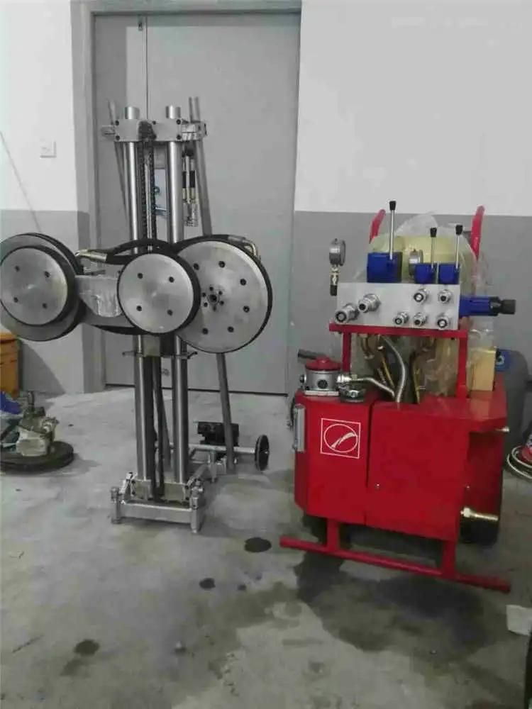 CNC Stone Diamond Wire Saw Machine Cutting Granite/Marble Block