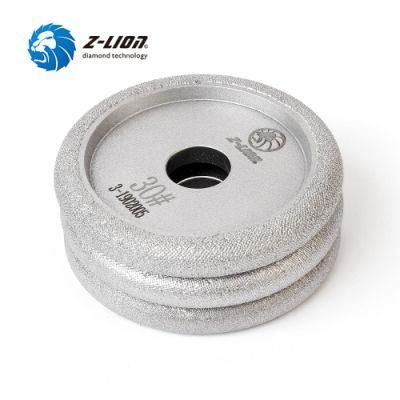 Diamond Vacuum Brazed Groove Wheel for Grinding Stone Glass