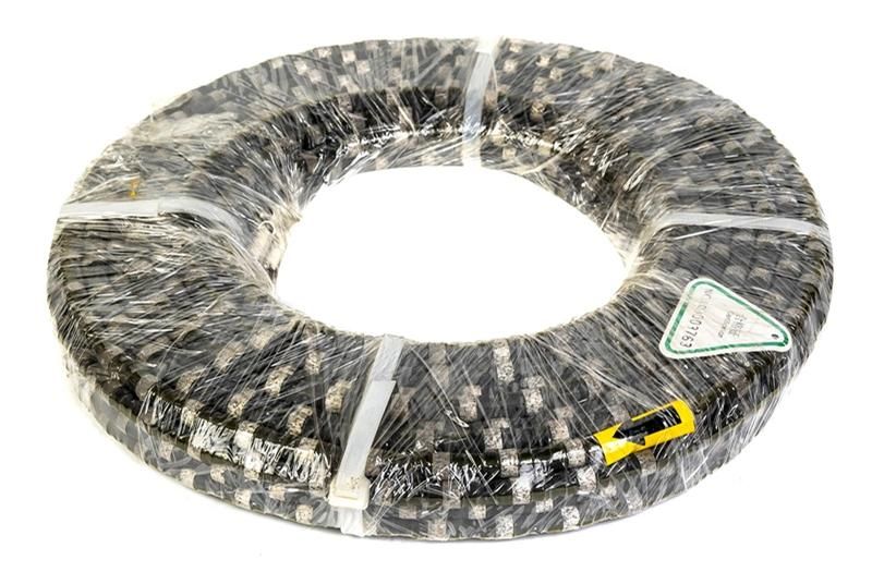 Granite Quarry Stone Cutting Rubber Diamond Wire Saw