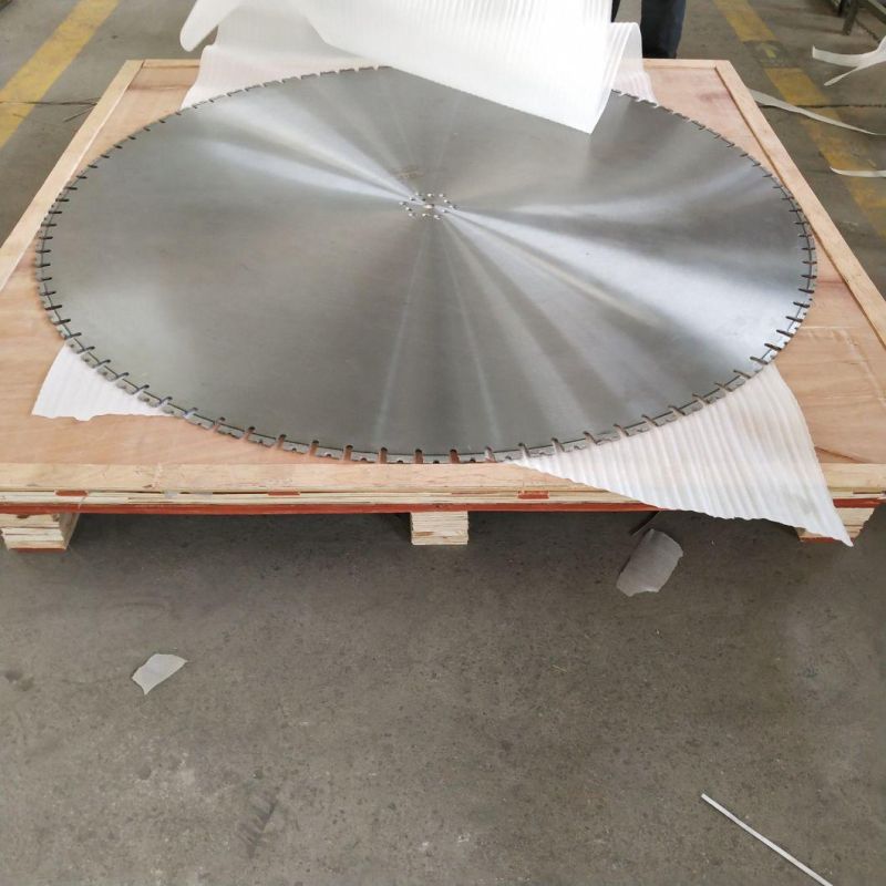 High Quality Large Tools 64" Laser Welded Diamond Saw Blade for Cutting Concrete Reinforced Concrete Wall Saw