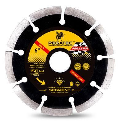 150mm Segment Diamond Cutting Disc Marble Cutting Blade