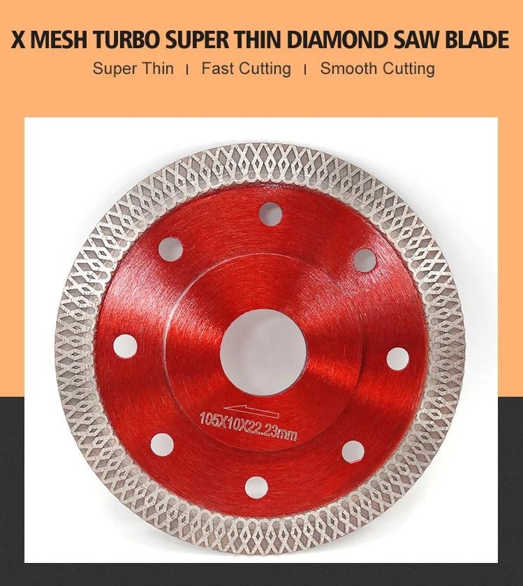 110mm Turbo Diamond Saw Blade Diamond Turbo Cutting Saw Blade