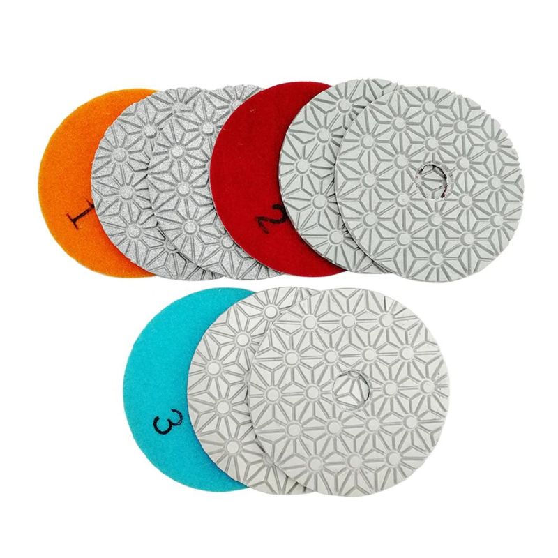 Diamond Polishing Pads Sanding Disc Three-Step for Marble