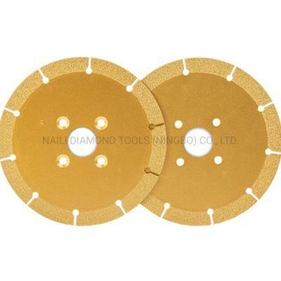 Qifeng Manufacturer Power Tools Vacuum Brazed Diamond Circular Saw Blade for Marble/Stones