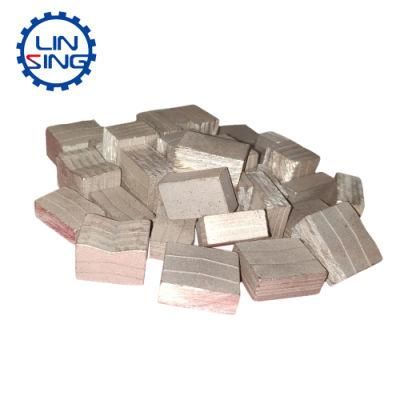 Linxing Fast Cutting Diamond Segment for Granite Quarrying for D2400
