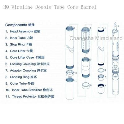 Hq Wireline Double Tube Core Barrel for Mining Exploration