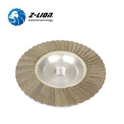 Aluminum Flap Disc Diamond Grinding Wheels for Stone Glass Ceramic