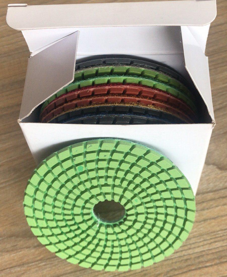 100mm Abrasive Dry Polishing Pad for Granite Marble