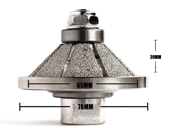 High Quality Diamond Brazed Hand Profiler Granite Marble Router Bit