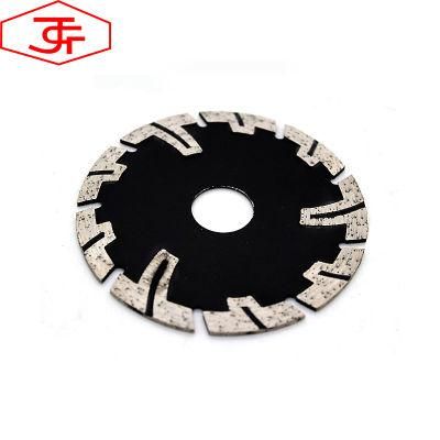 180mm Protective-Tooth Sintered Segment Diamond Saw Blade for Stone Cutting Tool