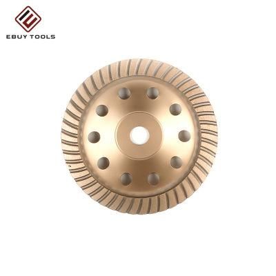 7inch 180mm Turbo Diamond Cup Grinding Wheel for Concrete Polishing