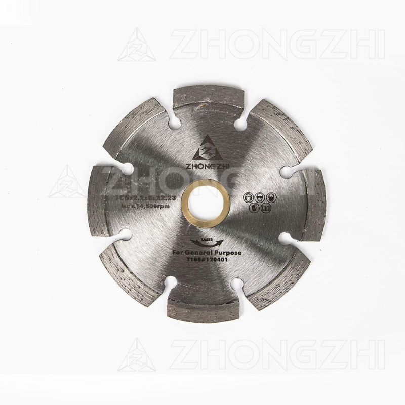 4′′laser Welding Segmented Diamond Blade Universal