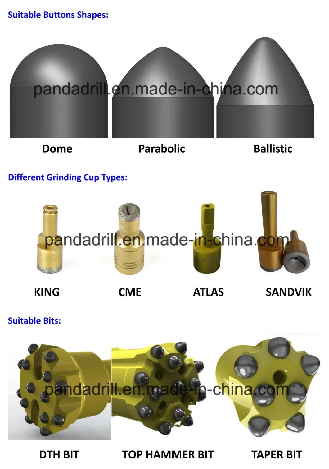 CIR65/CIR90/CIR95/CIR110 Low Air Pressure Drill Button Bits Sharpening Grinding Cups