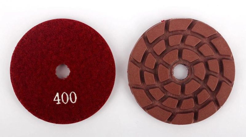 3" Diamond Copper Filling Polishing Pad for Concrete Terrazzo Floor