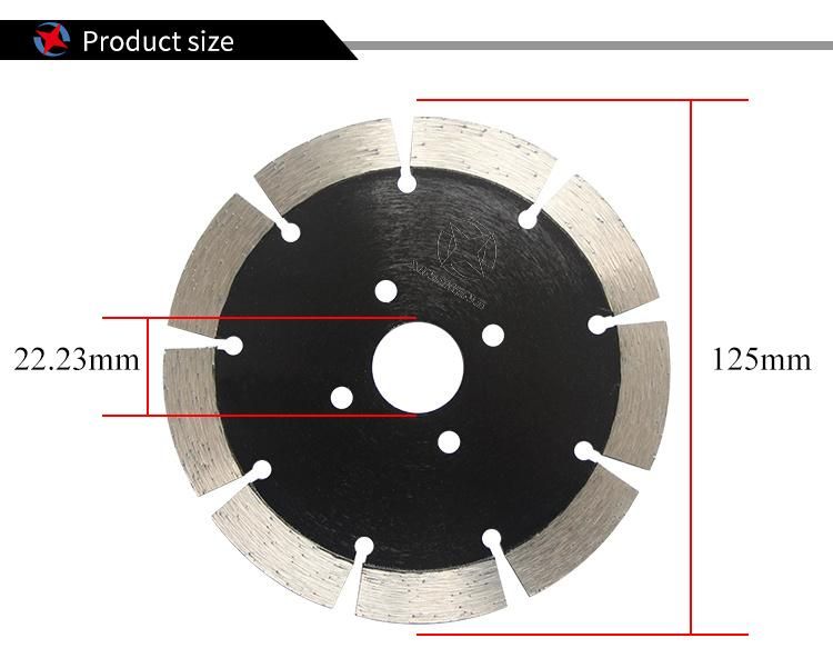 115mm High Quality Cold-Pressed Segmented Saw Blade for Cutting Granite/Marble/Concrete/Brick