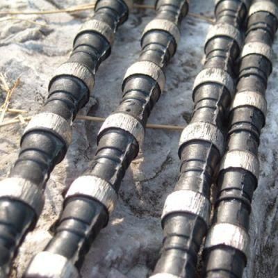 Diameter 11 MM Diamond Wires Saw for Granite Quarrying