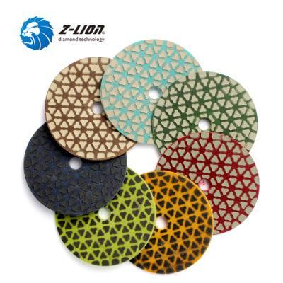 Premium Quality 3in Diamond Resin Flexible Polishing Pad Dry Grinding Disc