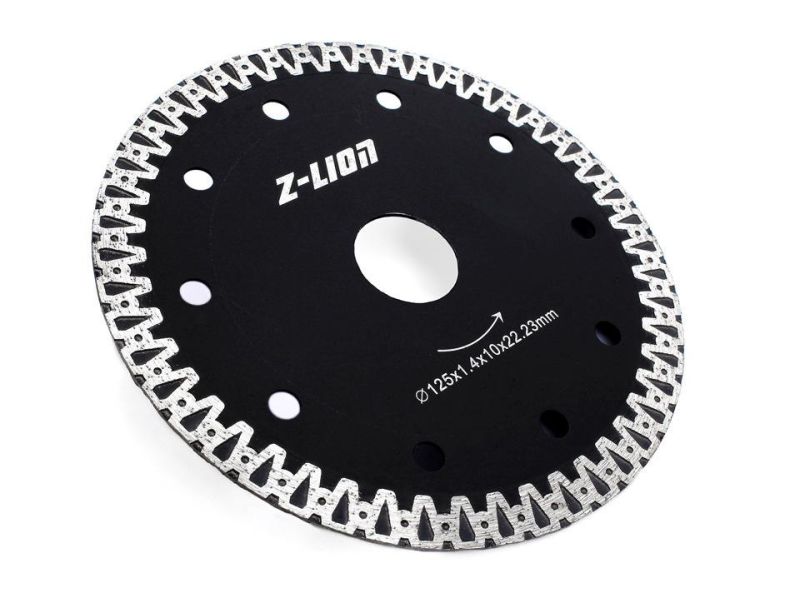 5inch/125mm Circular Diamond Cutting Continuous Rim Drywall Saw Blade for Stone/Concrete/Ceramic/Porcelain/Tile