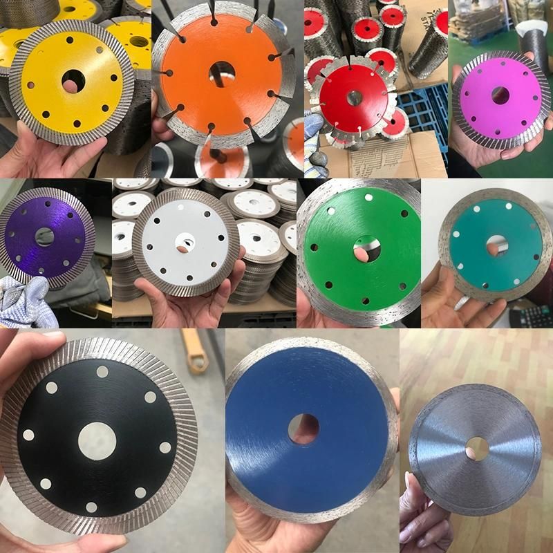 China Diamond Tools 105mm Y Turbo Diamond Wheel for Cutting Granite Stone / Mata Potong/ Ceramic Cutter for Tile Porcelain /Hot Press Cutting Tools and Hot Sale