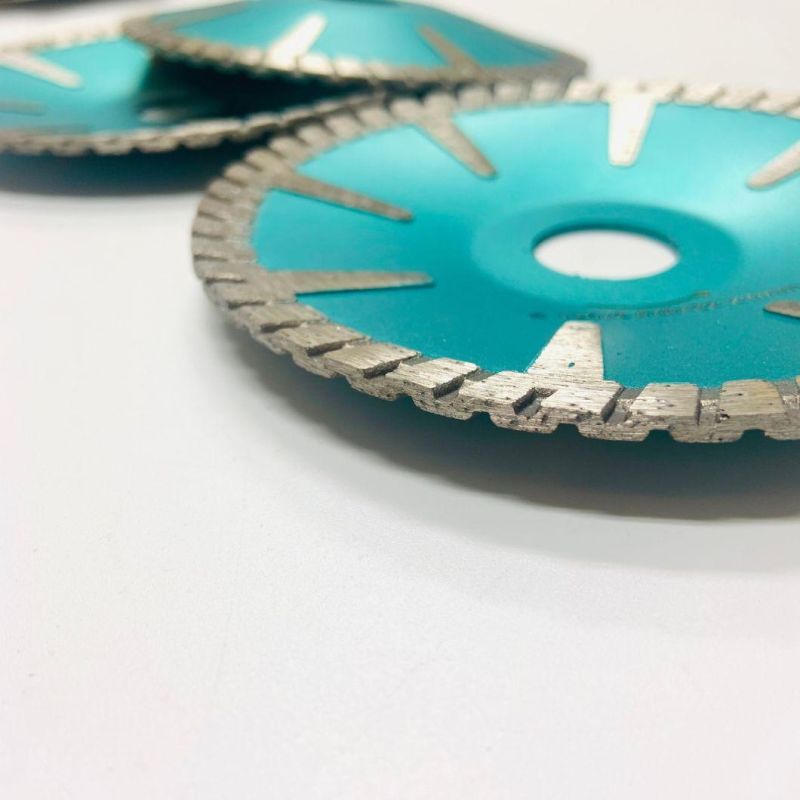 5inch Hot Press Sintered Concave Diamond Cutting Disc with Turbo Segments