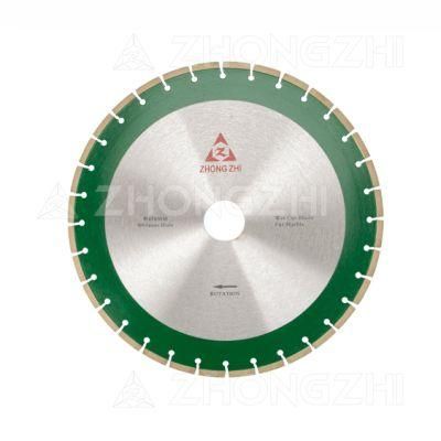 16&prime;&prime; Marble Brazed Cutting Blade with Fan Shape Segment