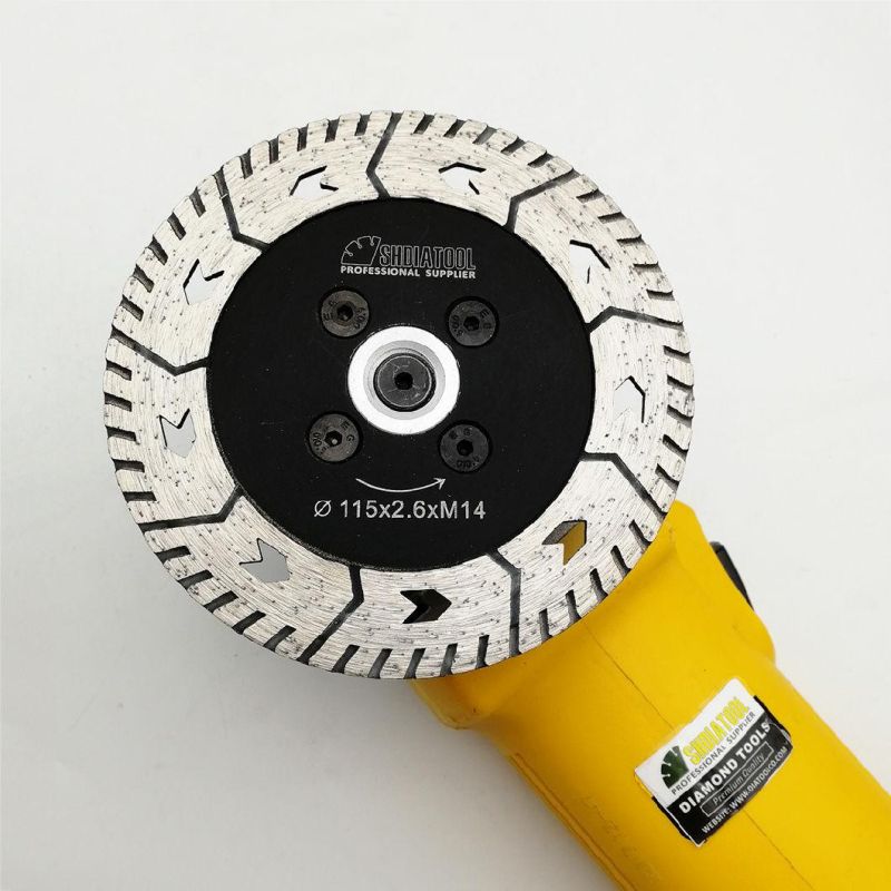 Diamond Cutting Grindng Disc Saw Blade Dual Blade Cut Grind Sharpen Granite Marble Concrete