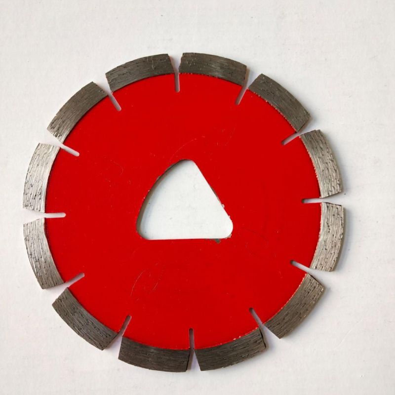 150mm Triangle Hole Diamond Early Entry Saw Blades for Cutting Green Concrete