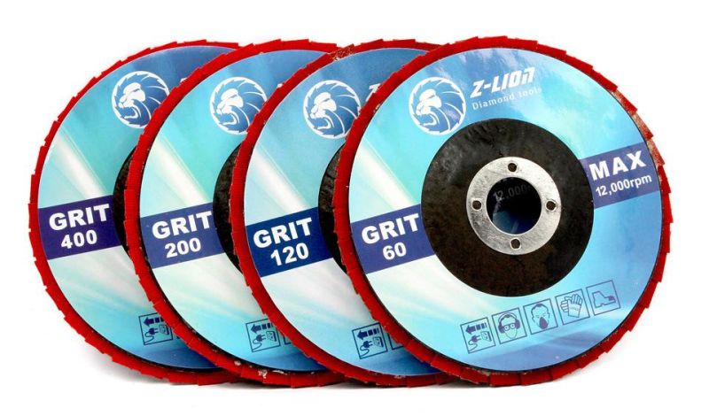 Z-Lion Electroplated Diamond Flap Grinding Wheel Disc for Shipyard Polishing