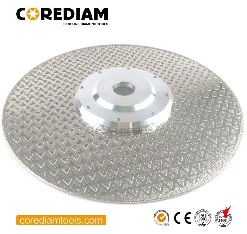 Two Sides Starred Electroplated Blade for Granite, Marble and Other Stone Materials/Diamond Tool/Cutting Disc