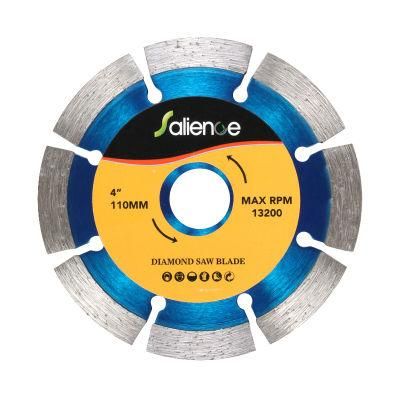 Widen Segmented Dry Cut Diamond Saw Blade for Cutting Stone Concrete Tile Cutter