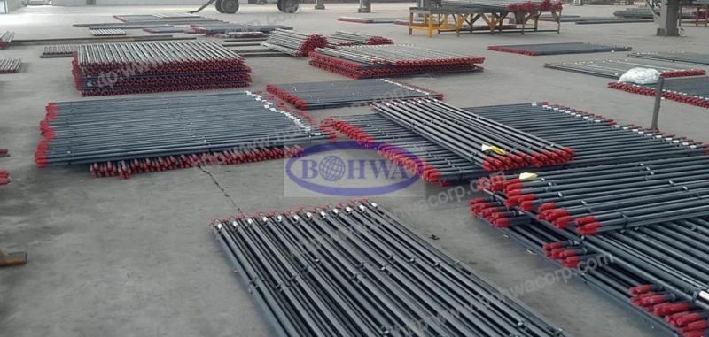 Taper Threaded Extension Drill Rod for Rock Drilling